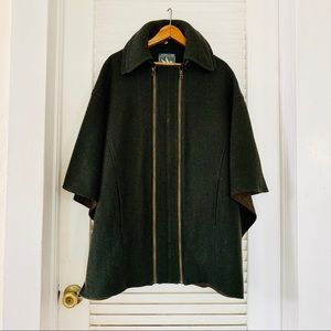 Spiewak & Sons WOOL cape jacket!